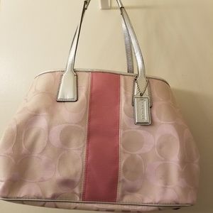 Perfect PInk Coach Hand Bag